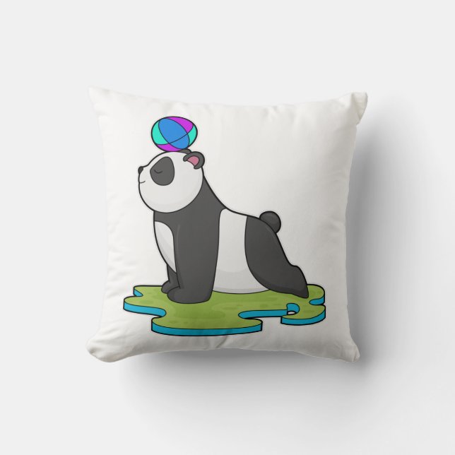 Almofada Panda na Malhação de Yoga (Frente)