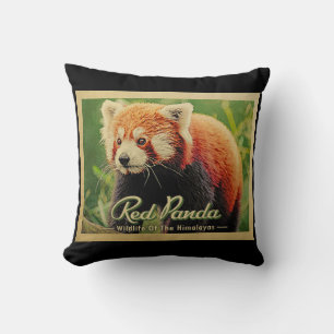 Almofada Panda Vermelha - Vida Selvagem Dos Himalaias
