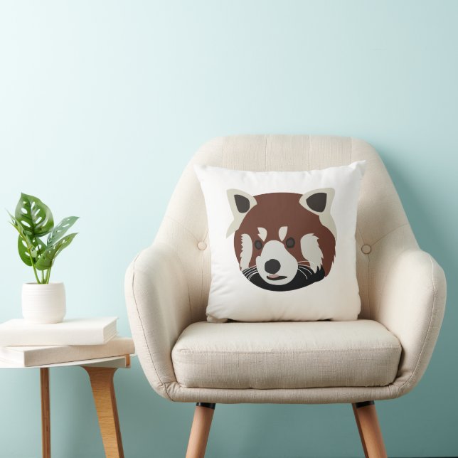 Almofada Panda Vermelho Guaxinim Panda Vermelho (Cadeira)