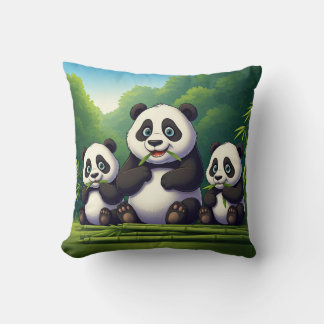 Almofada Pandas no Bamb