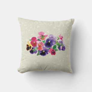 Almofada Pansies Pastel