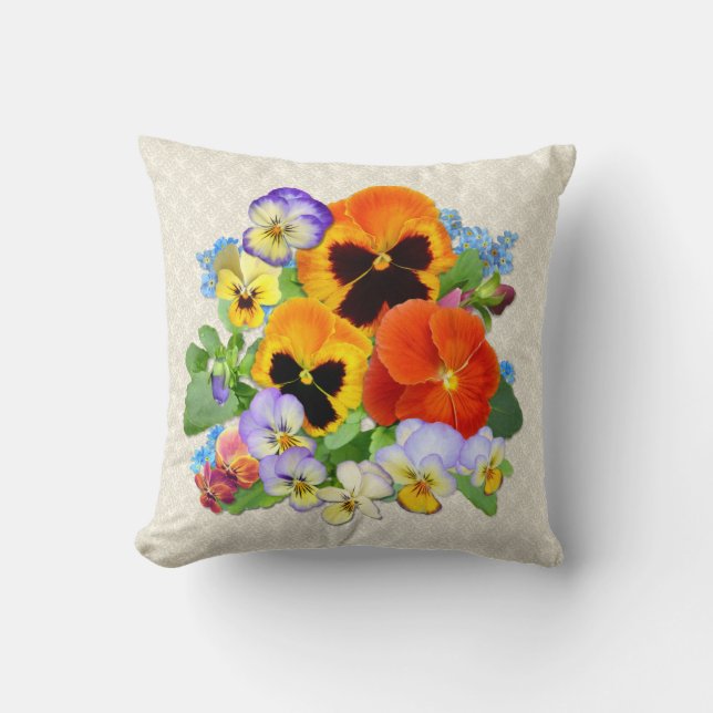 Almofada Pansy Posy (Frente)