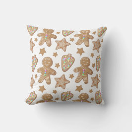 Almofada Pão de Gingerpão Natal - Padrão de Cookie
