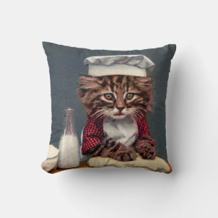 Almofada Pão do fazer do gatinho, artista desconhecido