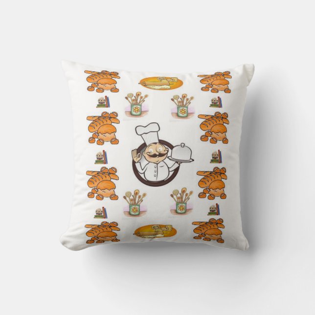 Almofada Pão do travesseiro decorativo (Frente)