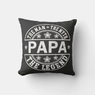 Almofada Papá O Homem O Mito A Lenda Dia do Pai