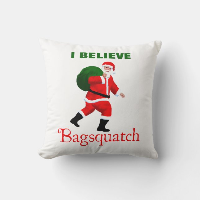 Almofada Papai Noel - Bagsquatch (Frente)