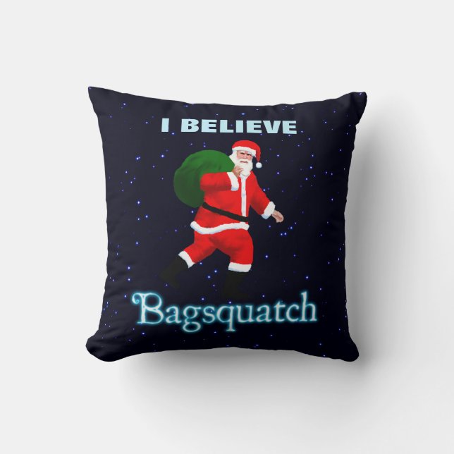 Almofada Papai Noel - Bagsquatch (Frente)