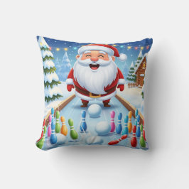 Almofada Papai Noel de Boliche Personalizado