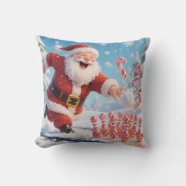 Almofada Papai Noel de Boliche Personalizado
