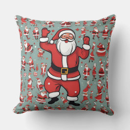 Almofada Papai Noel e Renas