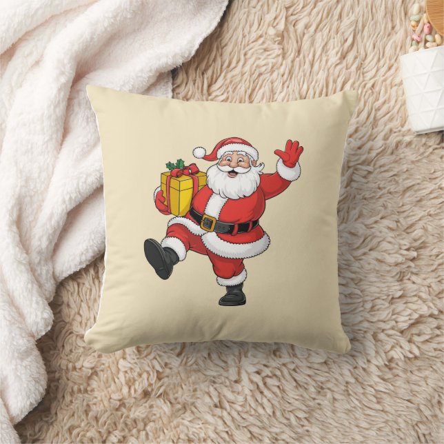 Almofada Papai Noel está chegando (Cobertor)