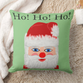 Almofada Papai Noel Ho Ho Ho Personalizar Nome da Família