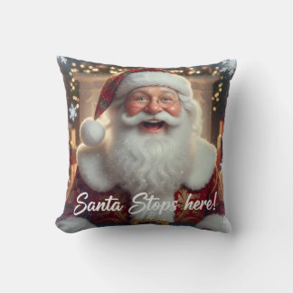 Almofada Papai Noel Para Aqui!