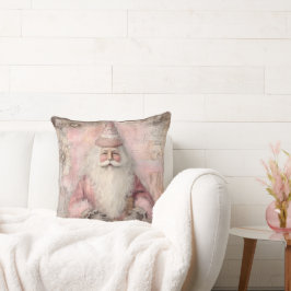 Almofada Papai Noel Rosa Antigo