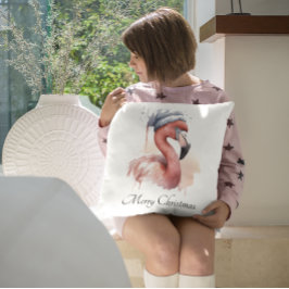 Almofada Papai noel Snowbird Flamingo, personalizado