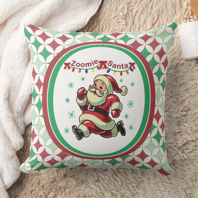 Almofada Papai Noel Zoomie Natal (Cobertor)