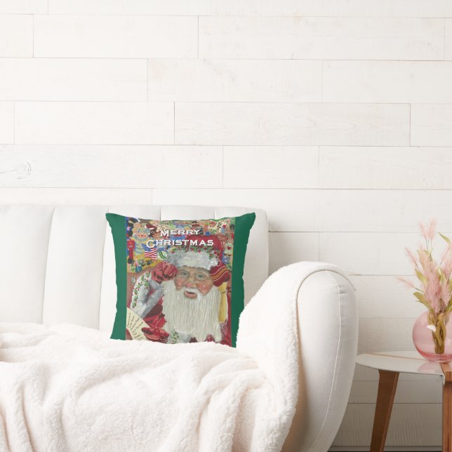 Almofada Papais noeis Clássicos - Verificando Ele Duas Veze (Sofá)