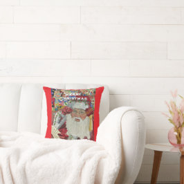 Almofada Papais noeis Clássicos - Verificando O Vermelho De