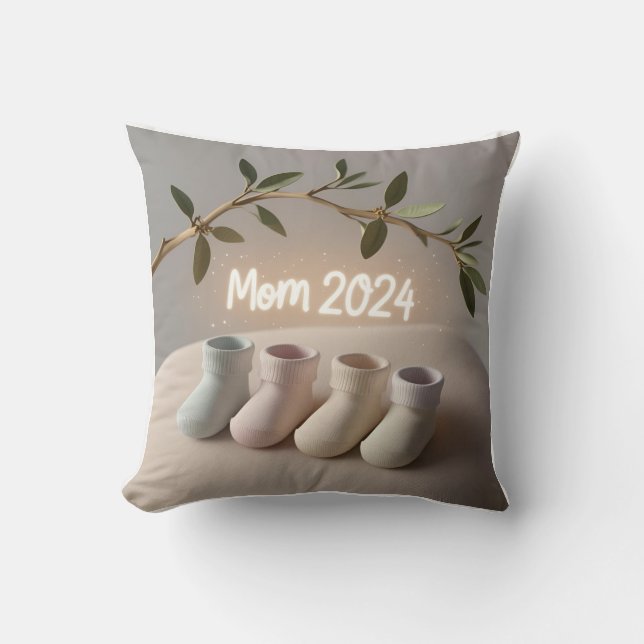 Almofada Papais noeis de praia no Natal em Travesseiro de j (Frente)