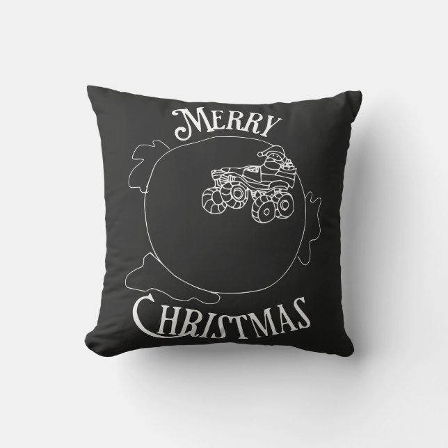Almofada Papais noeis Monster Truck (Frente)