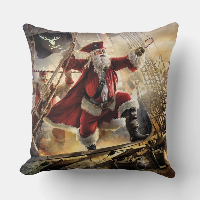 Almofada Papais noeis piratas (Frente)