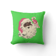 Papais noeis Pretos Vintage, Travesseiro decorativ