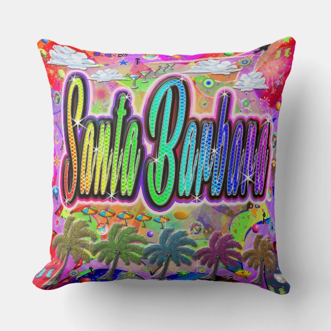 Almofada Papais noeis Travesseiro Barbara Vista Express (Frente)