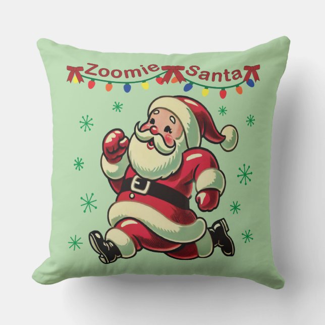 Almofada Papais noeis Zoomie Natal (Frente)