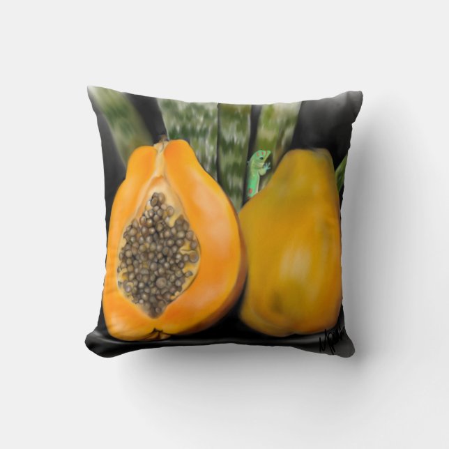 Almofada Papaya Gecko (Frente)