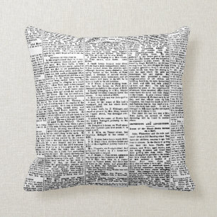 Almofada Papel de jornal