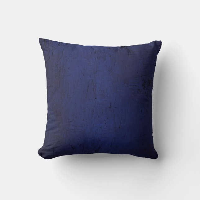 Almofada Papel de parede azul-escuro de textura (Frente)