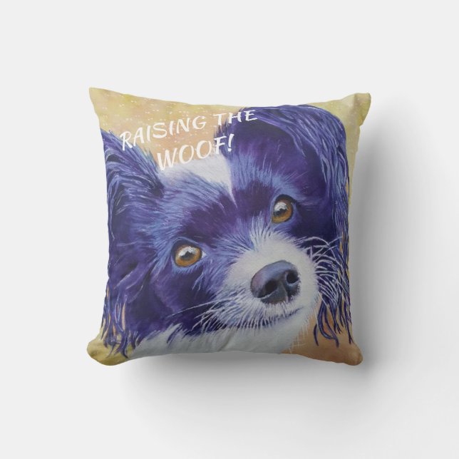 ALMOFADA PAPILÃO PRETO E BRANCO (Frente)