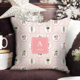 Almofada Papoilas Pink Nutcracker do Avô do Milênio