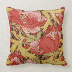 Almofada Papoilas por William Morris