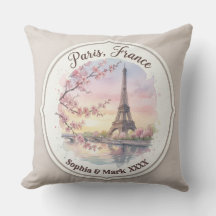 Par de Noivos Personalizados de Paris & Flor de Ce