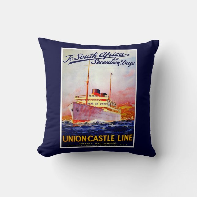 Almofada Para a África do Sul em 17 dias (Frente)