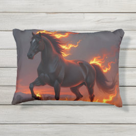 Almofada Para Ambientes Externos „2026 – Das Jahr des Feuerpferds“