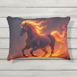 Almofada Para Ambientes Externos „2026 – Das Jahr des Feuerpferds“