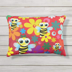 Almofada Para Ambientes Externos Abelhas felizes