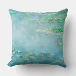 Almofada Para Ambientes Externos Água Lily Pond Monet Arte Fina