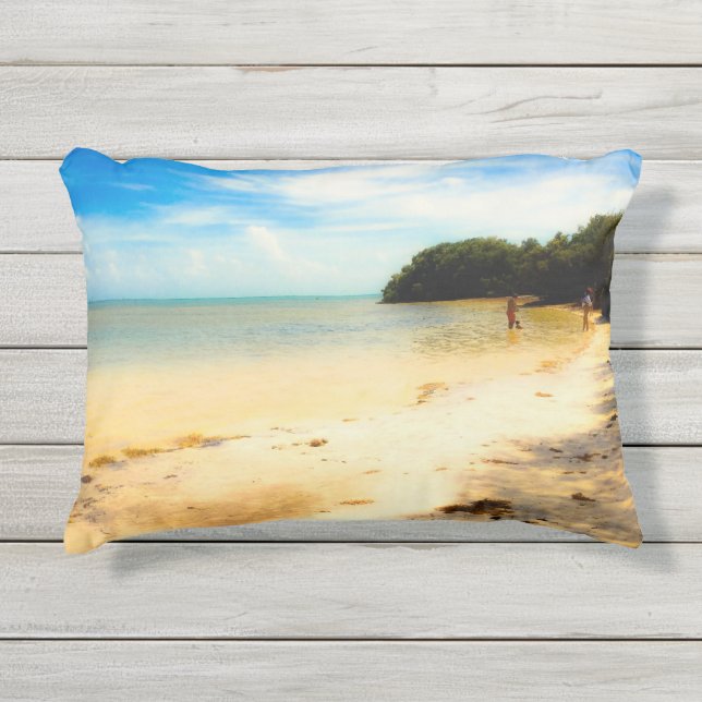 Almofada Para Ambientes Externos Anne's Beach, the Florida Keys (Frente)
