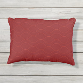 Almofada Para Ambientes Externos Arte de abstração de onda legal, simples, elegante