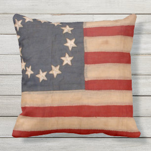 Almofada Para Ambientes Externos audiophiliacs.com TODA A BANDEIRA AMERICANA WAVER