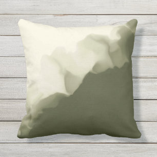 Almofada Para Ambientes Externos Azeite Verde-Azeite e Tan