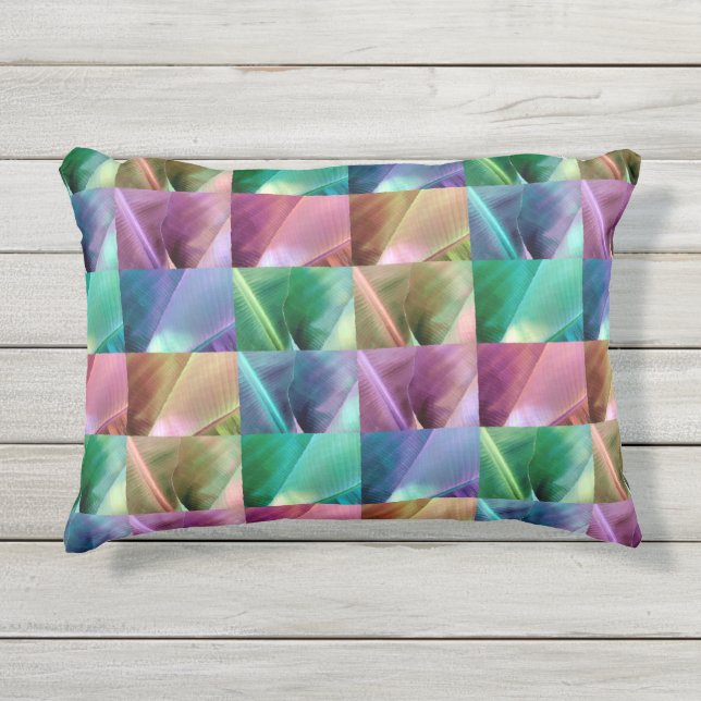 Almofada Para Ambientes Externos Banana Leaf Quilt (Frente)