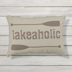 Almofada Para Ambientes Externos Barco engraçado da pesca de Lakeaholic
