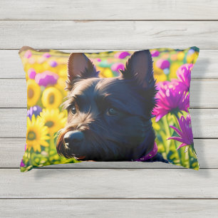 Almofada Para Ambientes Externos Bela escocesa - Cachorro Quatro