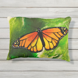 Almofada Para Ambientes Externos Borboleta de monarca