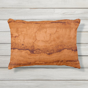 Almofada Para Ambientes Externos Cobre Canyon Granite, dourado âmbar Montanhas Sedo